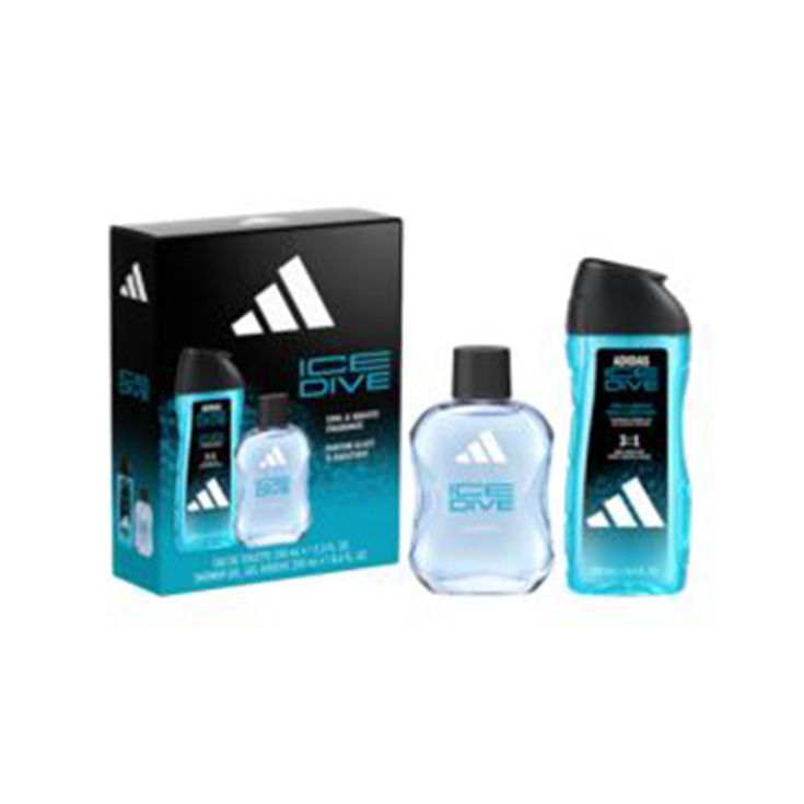 adidas ice dive eau de toilette 100ml estuche 2 piezas