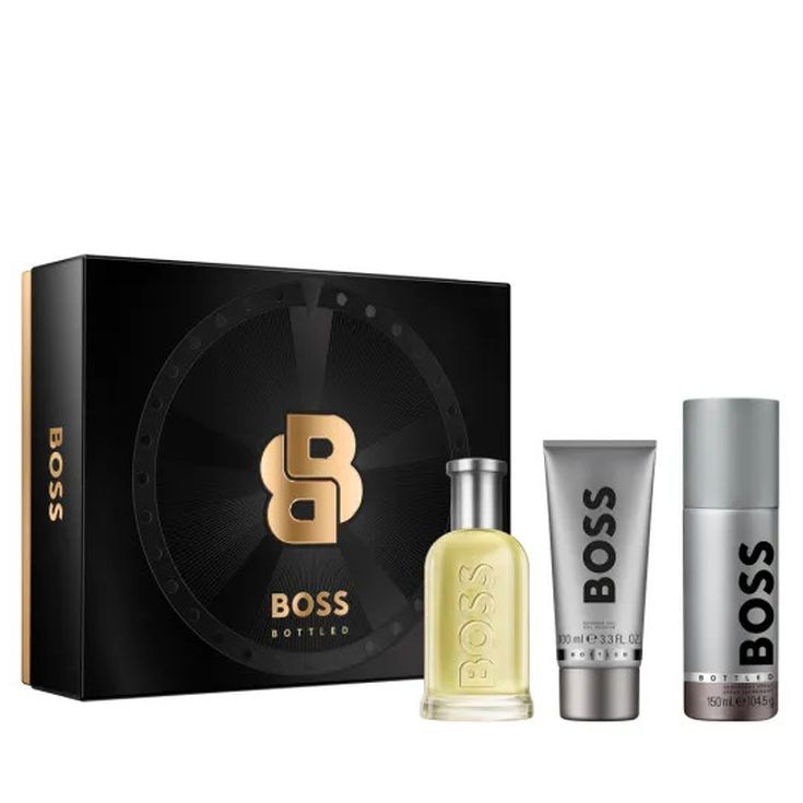 boss bottled eau de toilette 100ml cofre 2 piezas