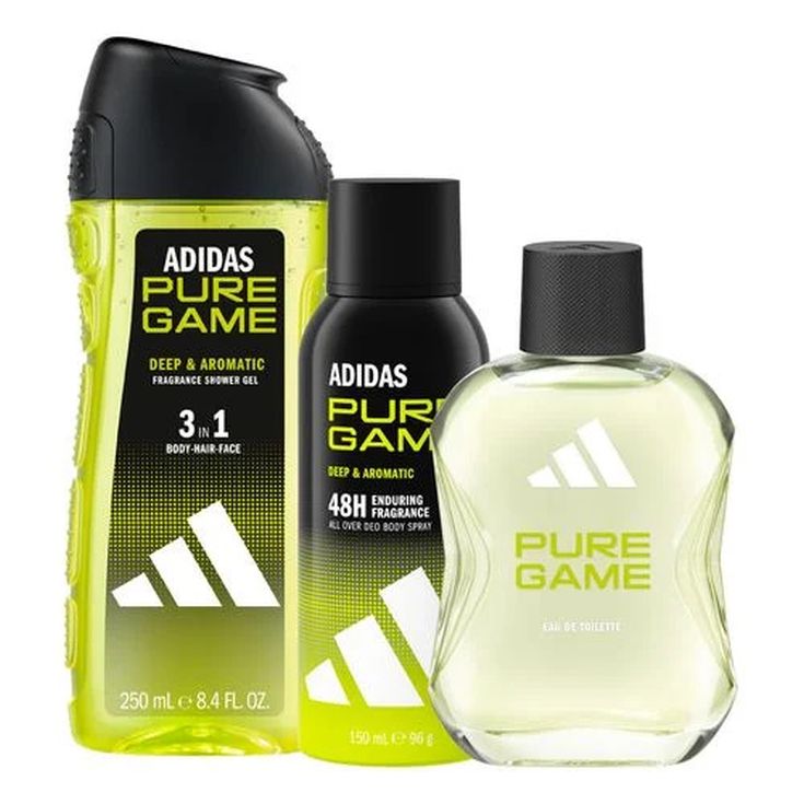 adidas pure game colonia 100ml cofre 3 piezas adidas pure game colonia 100ml cofre 3 piezas