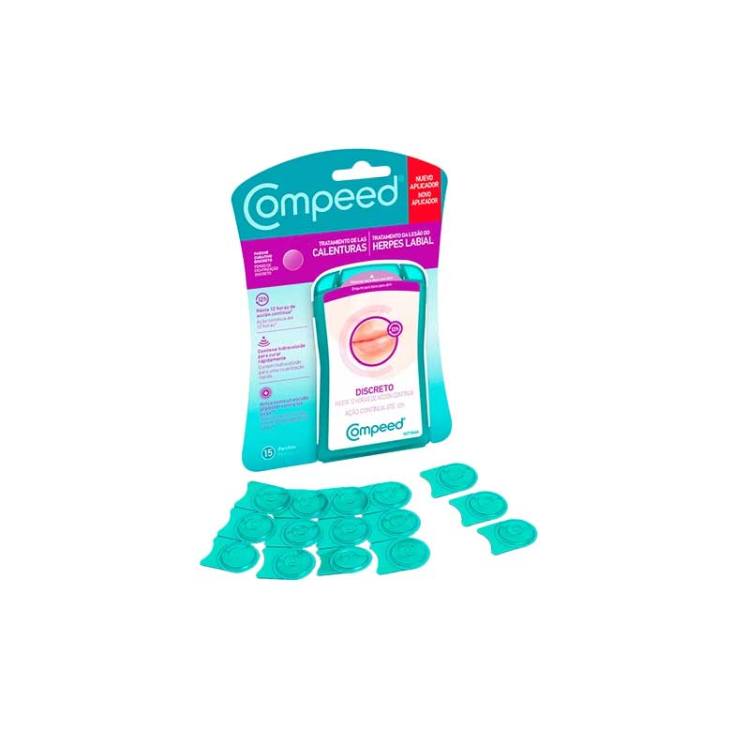 compeed tratamiento para herpes labial 15 parches
