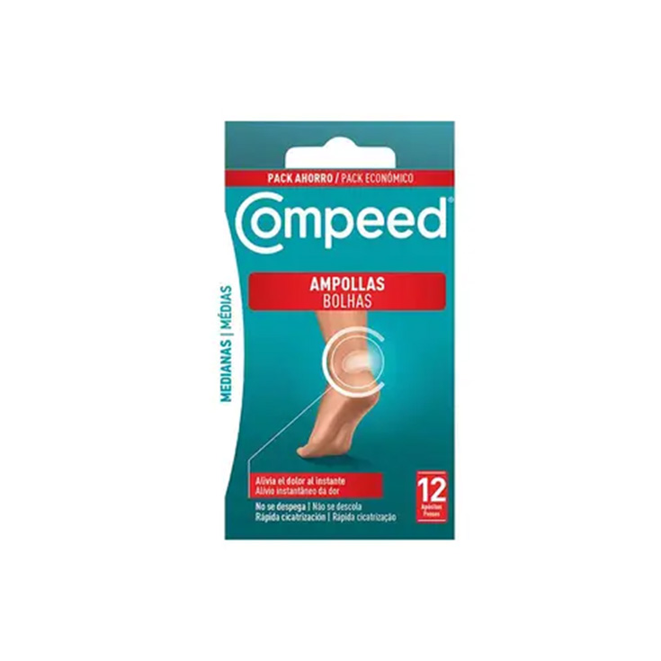 compeed ampollas medianas 12 unidades