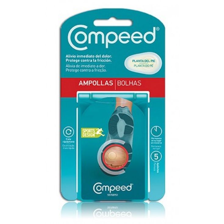 compeed ampollas en la planta pies 5u