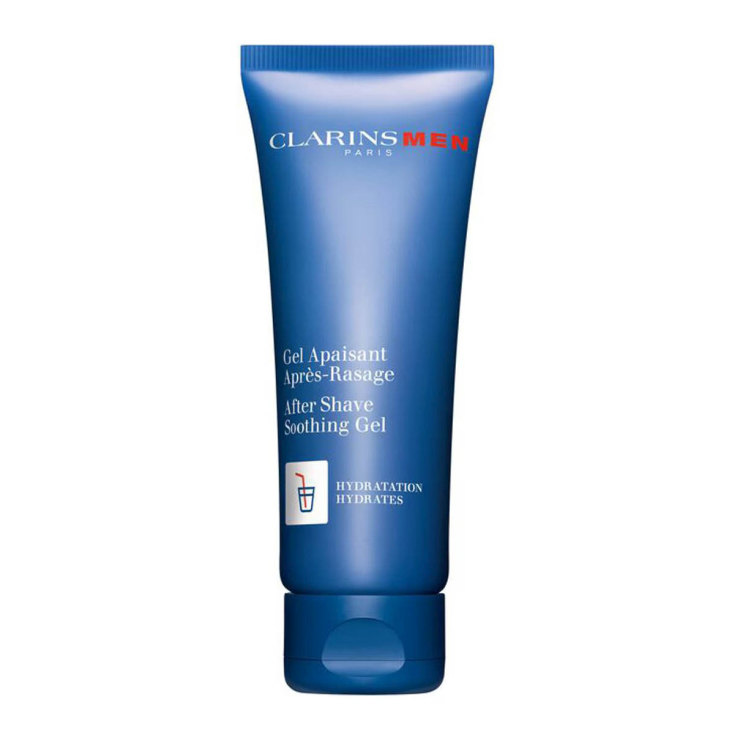 clarins men gel after shave soothing 75ml  clarins men gel after shave soothing 75ml