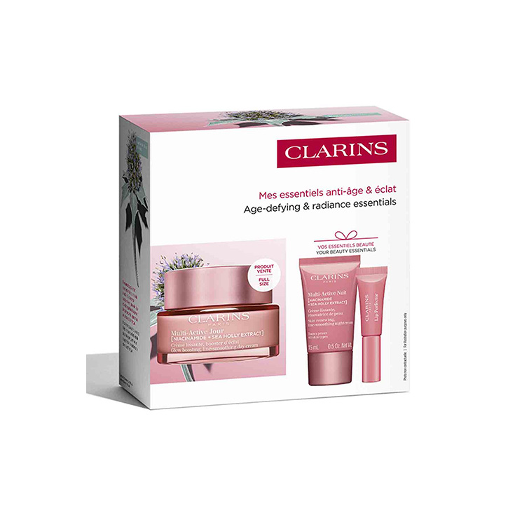 clarins multi-activa crema dia tp 50ml cofre 3 piezas