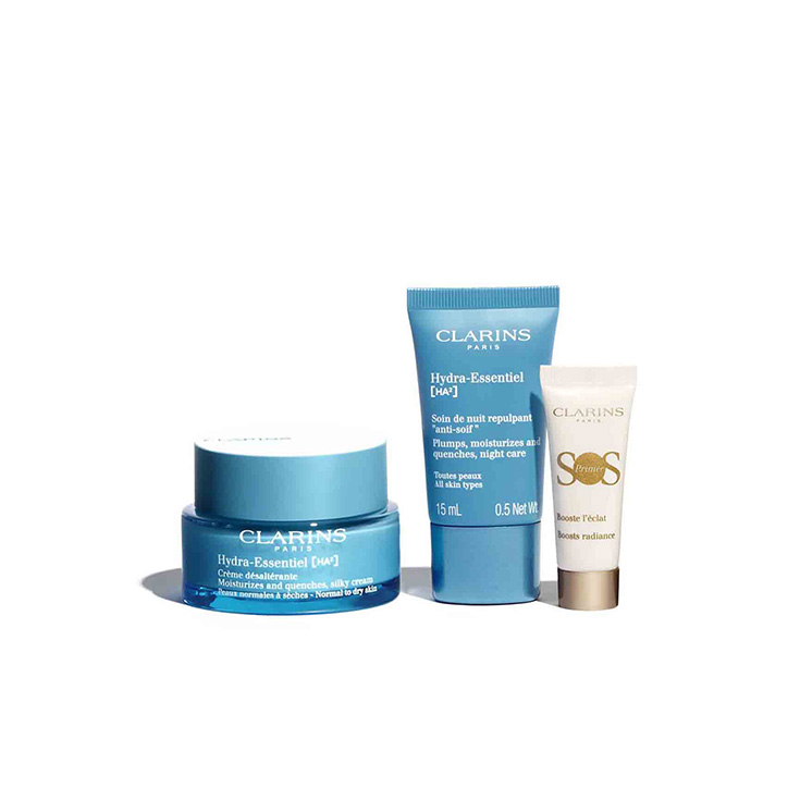 clarins hydra essentiel tp 50ml cofre 3 piezas