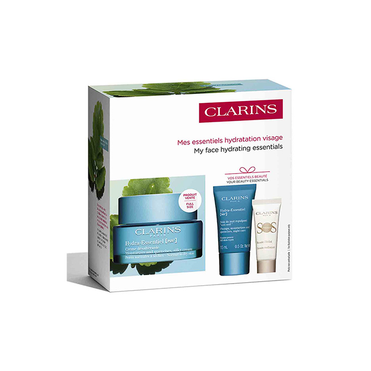 clarins hydra essentiel tp 50ml cofre 3 piezas