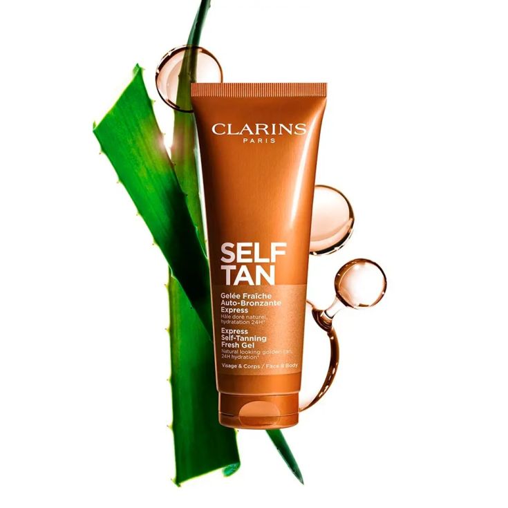 clarins gel autobronceador rostro y cuerpo 125 ml
