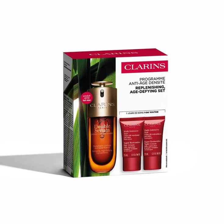 clarins doble serum g9 50ml cofre 3 piezas