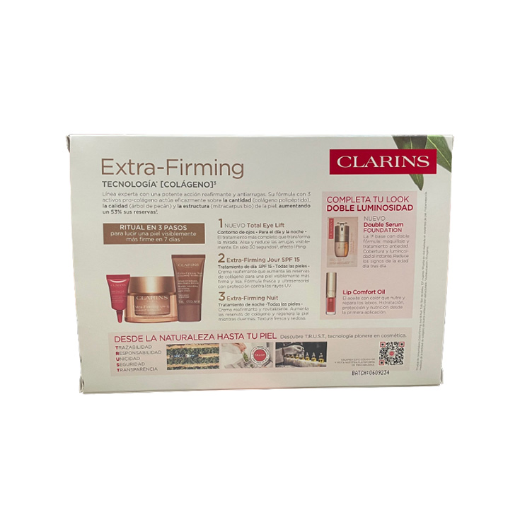 clarins extra firming crema dia spf15 50ml cofre 3 piezas clarins extra firming crema dia spf15 50ml cofre 3 piezas