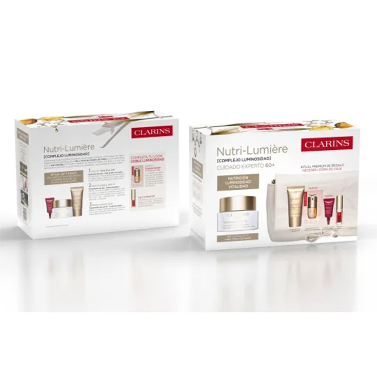 clarins nutri lumiere crema dia spf15 50ml cofre 3 piezas clarins nutri lumiere crema dia spf15 50ml cofre 3 piezas