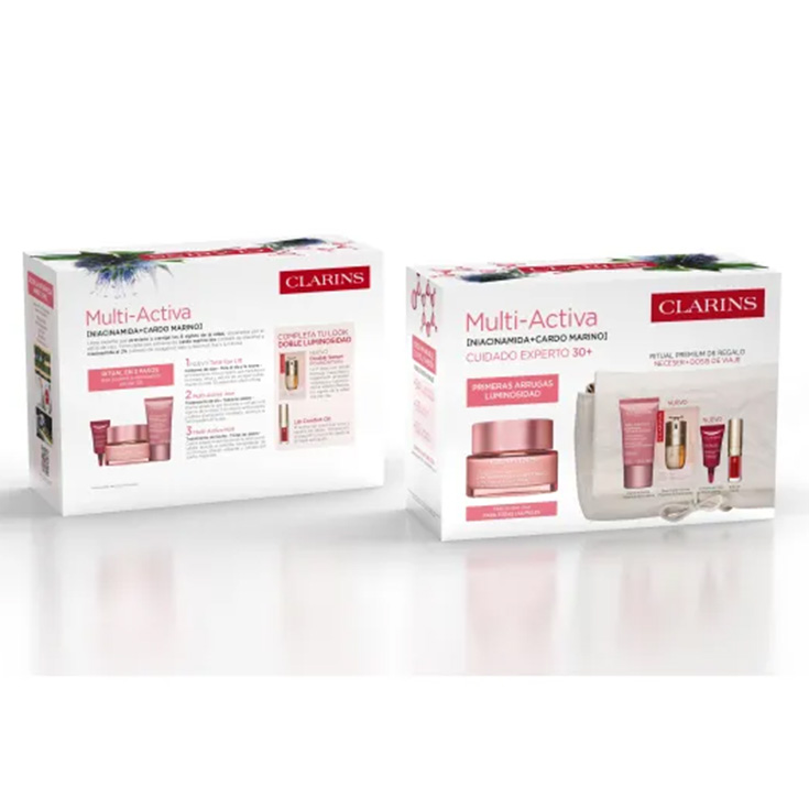 clarins multi-activa crema dia 50ml cofre 3 piezas clarins multi-activa crema dia 50ml cofre 3 piezas
