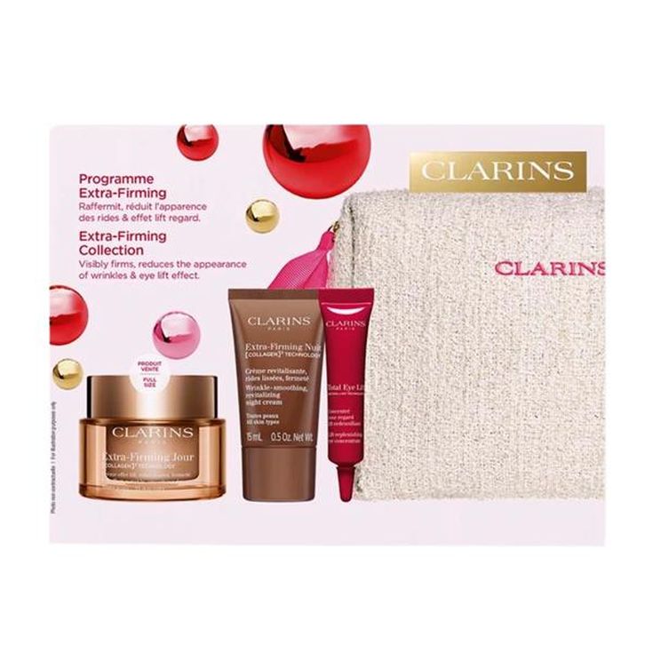 clarins extra firming dia 50ml cofre 4 piezas clarins extra firming dia 50ml cofre 4 piezas