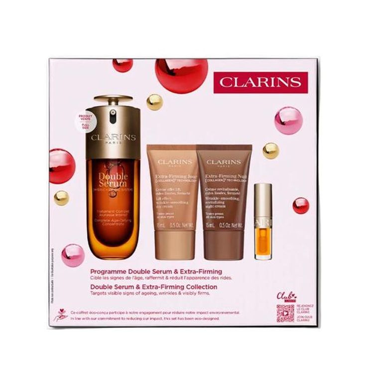clarins doble serum 50ml cofre 4 piezas