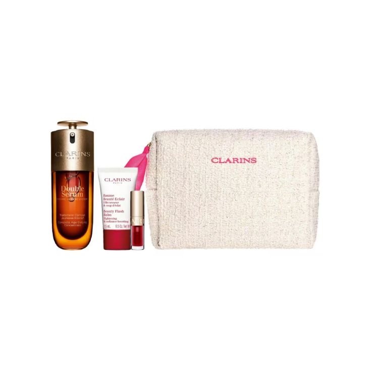 clarins doble serum 75ml cofre 4 piezas