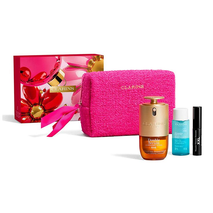 clarins doble serum ojos 20ml cofre 3 piezas