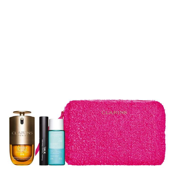 clarins doble serum ojos 20ml cofre 3 piezas