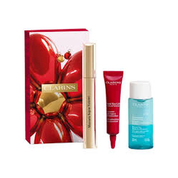 clarins mascara de pestañas supra vollumen cofre 3 piezas