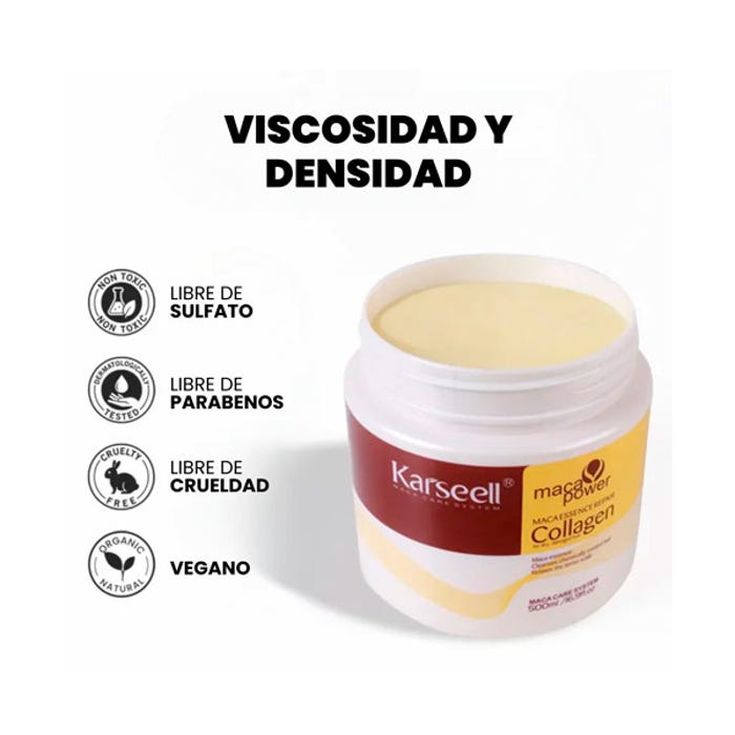 karseell maca essence mascarilla reparadora con colageno 500ml
