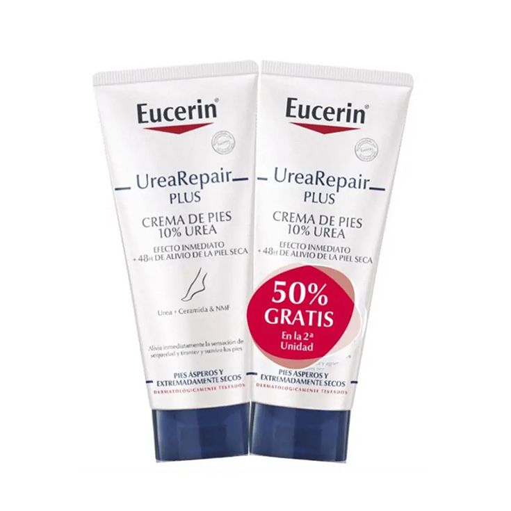 eucerin urearepair crema de pies 10% urea100ml duplo