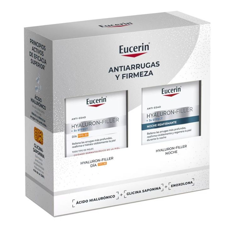 eucerin hyaluron-filler piel sensible cofre 2 piezas