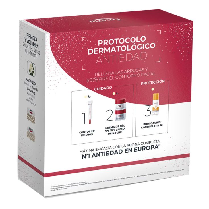 eucerin volume-filler piel sensible cofre 2 piezas