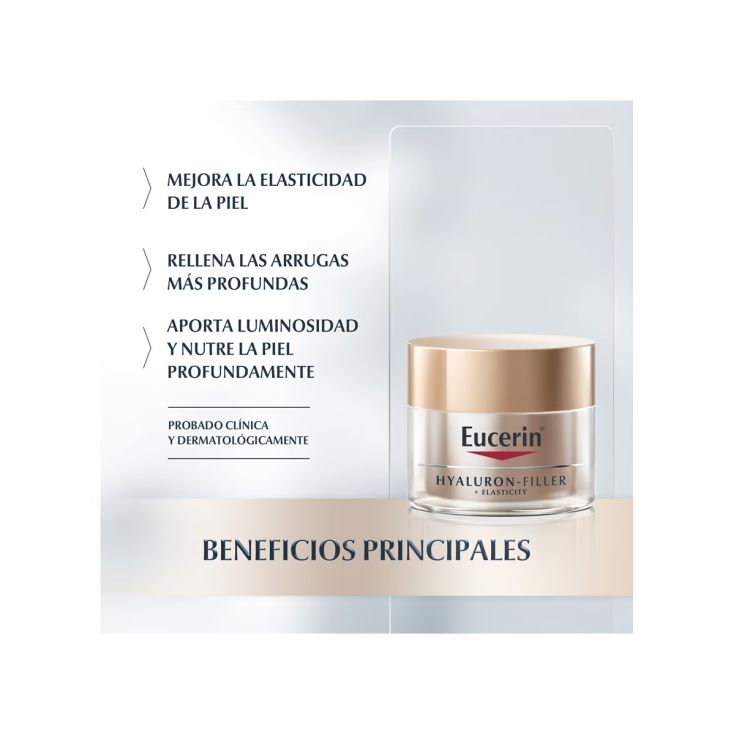 eucerin hyaluron-filler + elasticity crema noche antiedad 50ml eucerin hyaluron-filler + elasticity crema noche antiedad 50ml