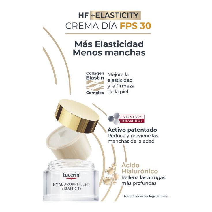 eucerin elasticity crema spf 30 +refill cofre
