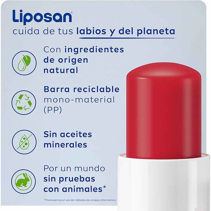 liposan strawberry shine cuidado labial stick