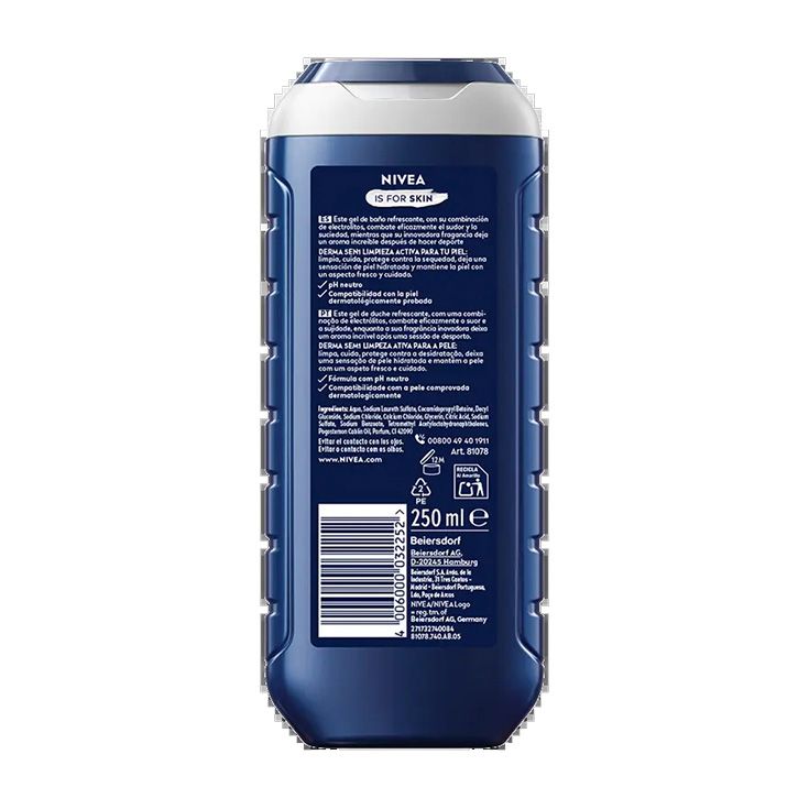 nivea men gel fresh sport 250ml