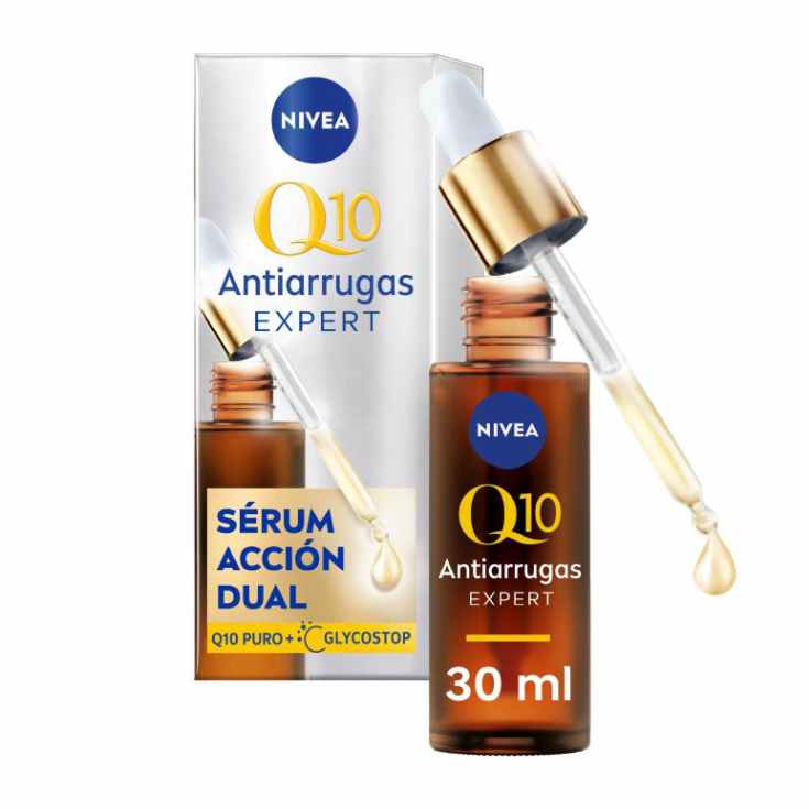 nivea q10 expert serum facial doble accion