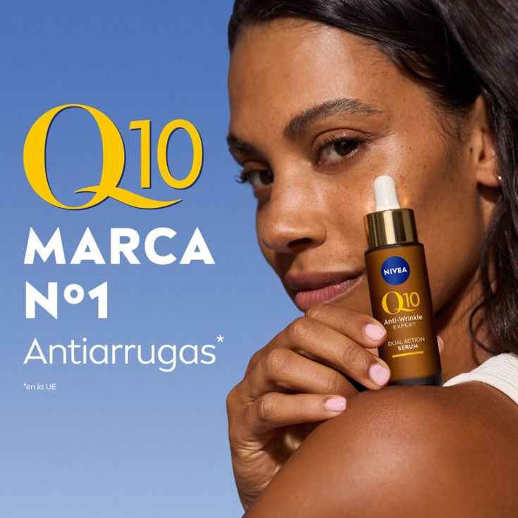 nivea q10 expert serum facial doble accion