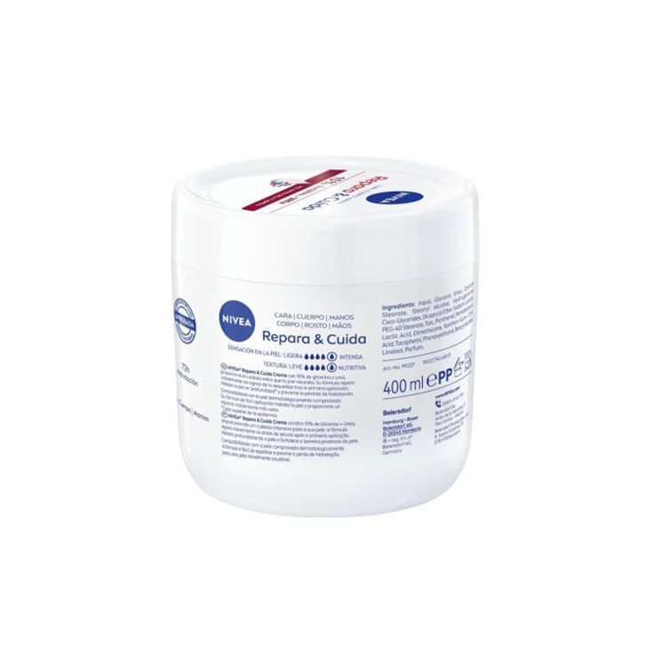 body nivea repara&cuida tarro urea 400ml