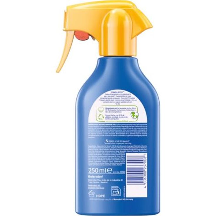 nivea sun protector solar corporal protege e hidrata spf50+ 250 ml