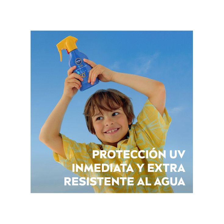 nivea sun protector solar corporal niños protege & cuida spf50+ 250ml