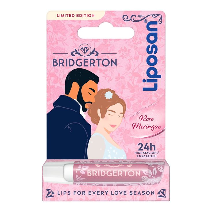 liposan balsamo labial bridgerton rose meringue