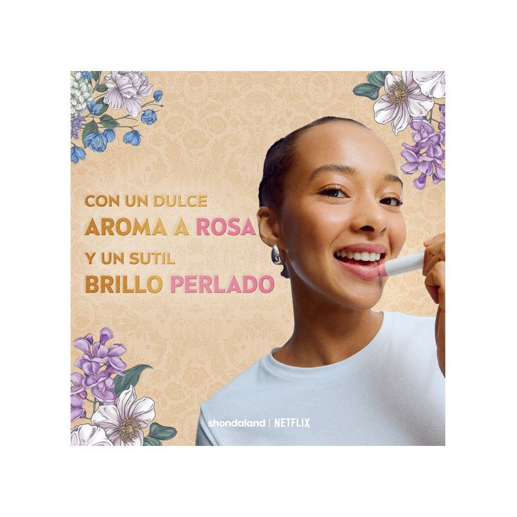 liposan balsamo labial bridgerton rose meringue