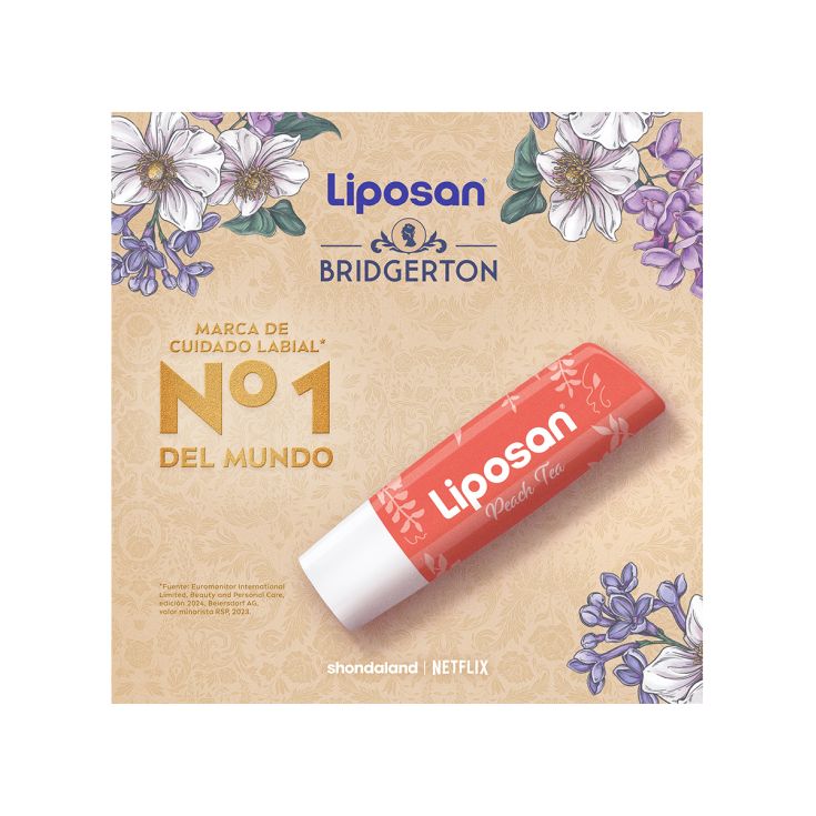 liposan balsamo labial bridgerton peach tea