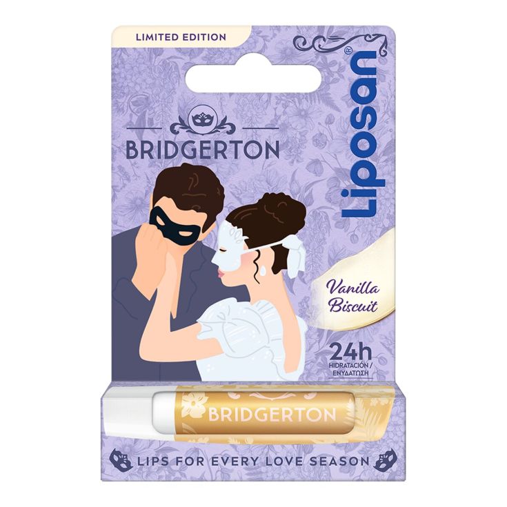 liposan balsamo labial bridgerton vainilla biscuit