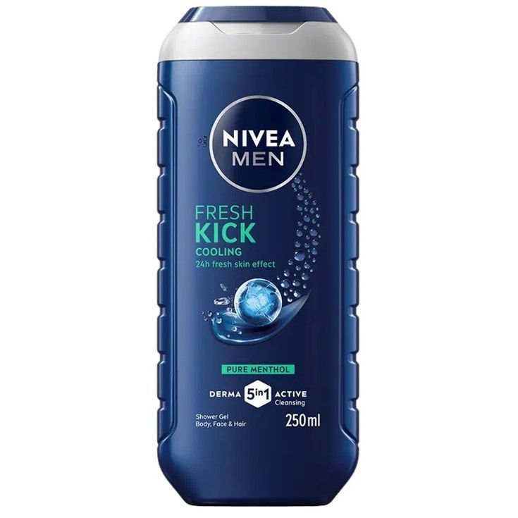 nivea gel de ducha men fresh kick 250ml