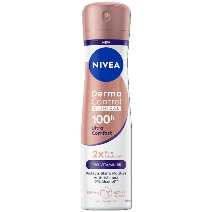 nivea desodorante spray derma control clinical ultra confort mujer 50ml