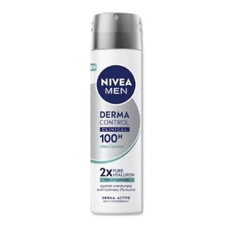 nivea desodorante spray derma control clinical men hombre 50ml