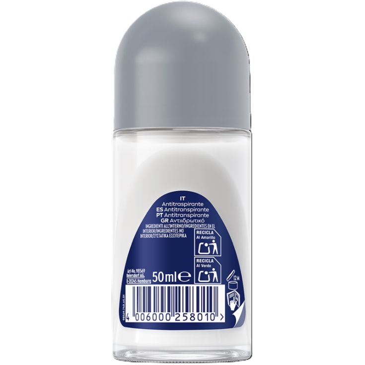nivea desodorante roll-on derma control clinical men hombre 50ml