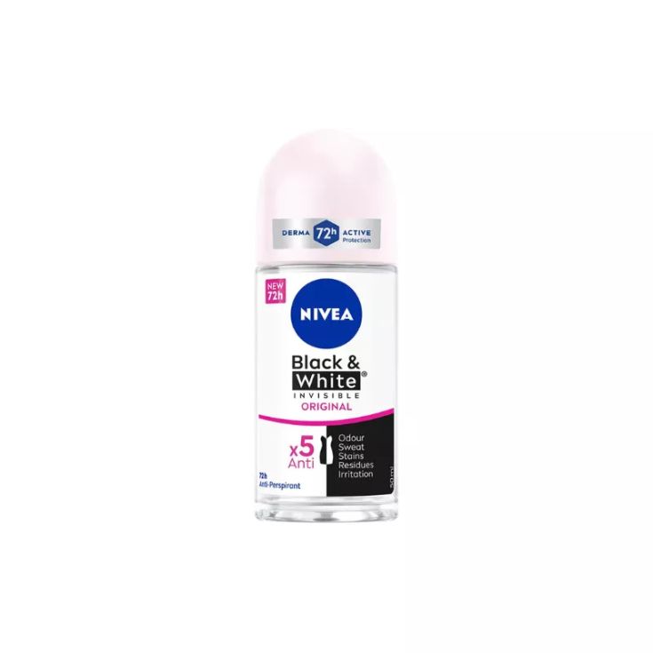 nivea desodorante roll on invisible authentic woman 50ml