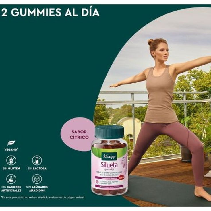 kneipp gummies silueta complemento alimenticio 60u