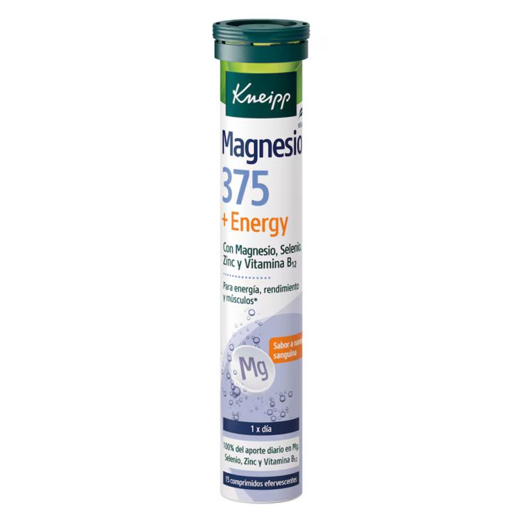 kneipp® magnesio 375 + energy 15 comprimidos