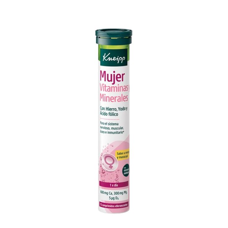kneipp® mujer vitaminas y minerales 15 comprimidos
