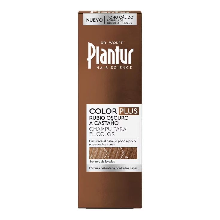 plantur champu color plus rubio a castaño 200ml