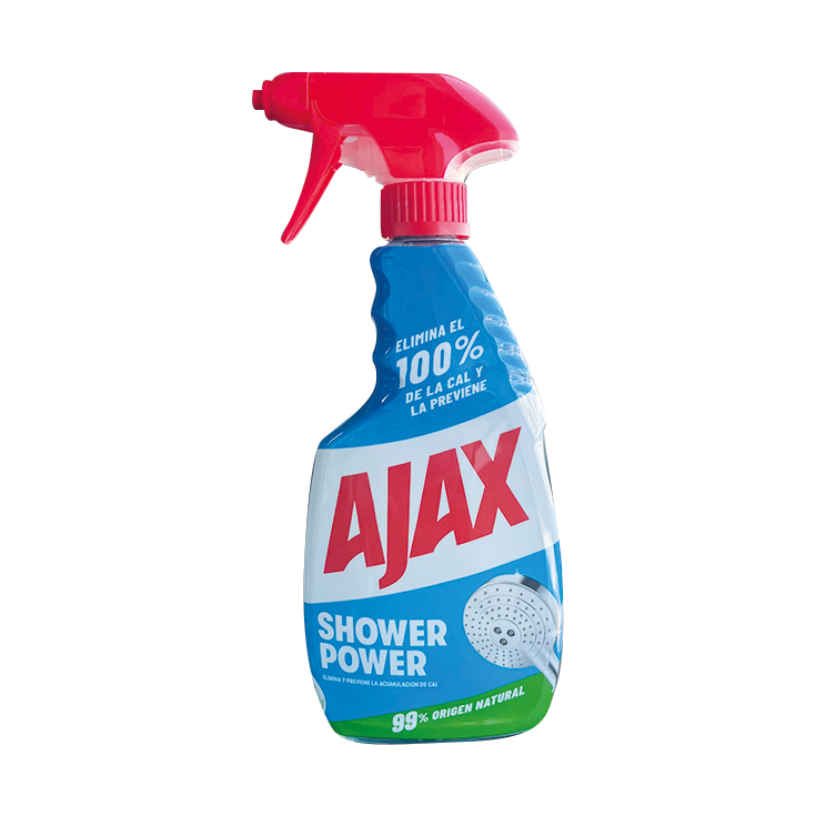 ajax shower power limpiador de baños y duchas pistola 500ml