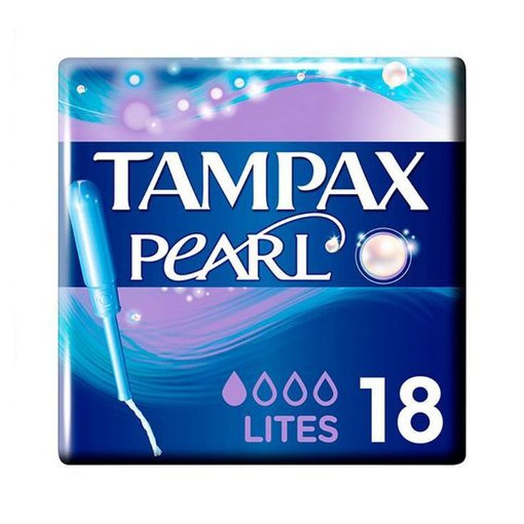 tampax pearl lites 18 uds