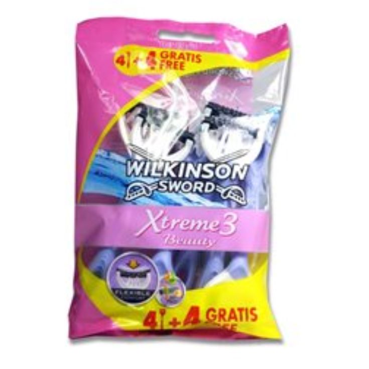 wilkinson extreme 3 beauty 4+4 unidades wilkinson extreme 3 beauty 4+4 unidades